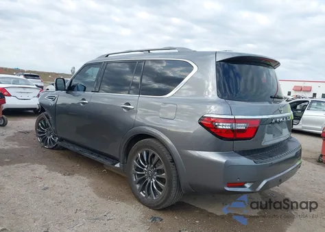 2021 Nissan Armada Platinum 2Wd z USA, uszkodzony, nr VIN JN8AY2DA7M9372064